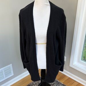 Madewell | Black Open-Front Cardigan